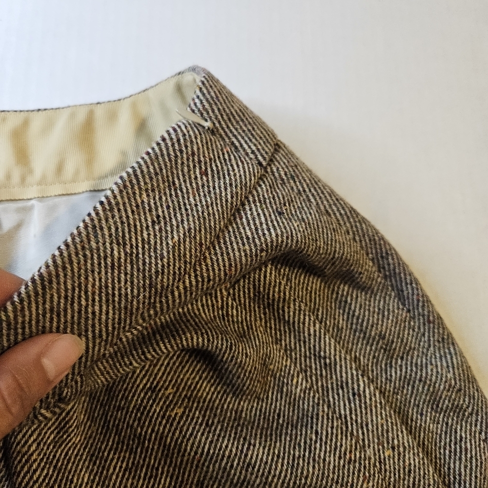 J. Crew 100% Wool Mini Skirt Size 4 - Picture 6 of 7